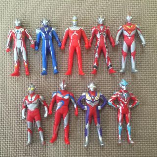 バンダイ(BANDAI)のウルトラマン ソフビ セット 9体(特撮)