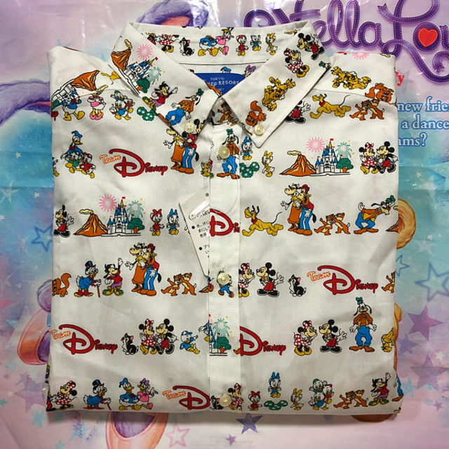 Disney(ディズニー)の新作♡ チーム ディズニー 長袖シャツ ディズニーリゾート レディースのトップス(シャツ/ブラウス(長袖/七分))の商品写真