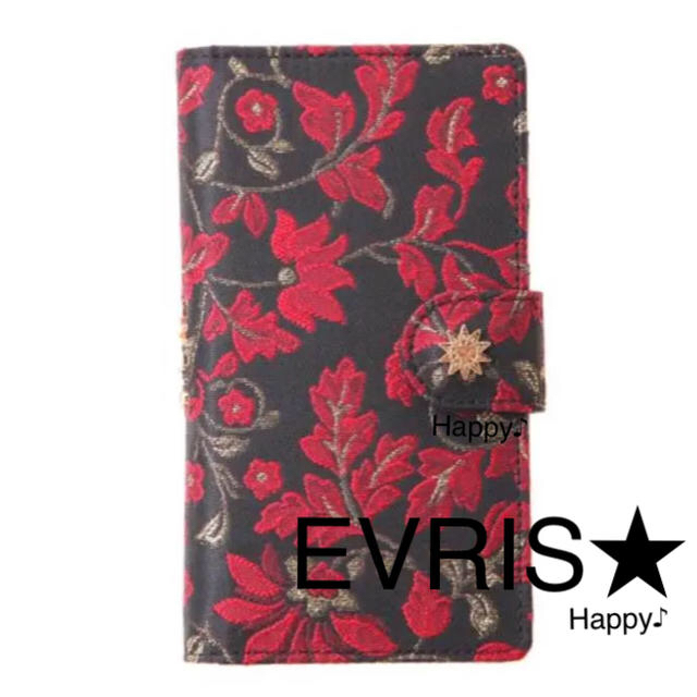 EVRIS(エヴリス)の新品 ★ iPhone7 花柄 手帳型 ★ EVRIS エヴリス スマホ/家電/カメラのスマホアクセサリー(iPhoneケース)の商品写真