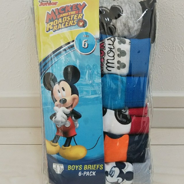 Disney(ディズニー)の新品 ミッキー 男の子 パンツ 6枚セット キッズ/ベビー/マタニティのキッズ服男の子用(90cm~)(下着)の商品写真