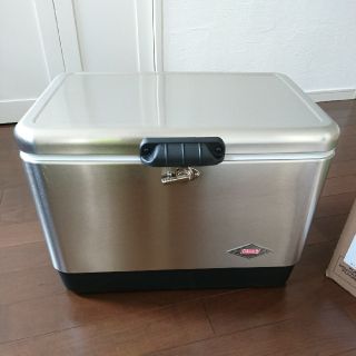 コールマン(Coleman)の新品 コールマン スチールベルトクーラー スチベル 54QT ステンレス 限定(その他)