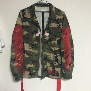 OFF WHITE 15aw  カモフラ ミリタリージャケット S