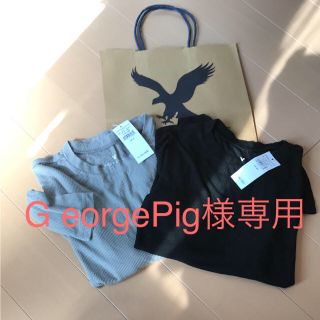 アメリカンイーグル(American Eagle)のアメリカンイーグル長袖薄手Ｔシャツ2枚組(Tシャツ(長袖/七分))