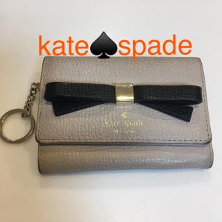 ケイトスペードニューヨーク(kate spade new york)のニコ様専用kate♠︎spade キーチェーン付きICカードケース (名刺入れ/定期入れ)