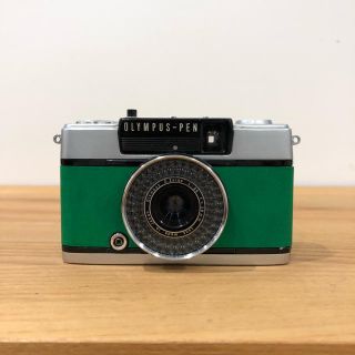 オリンパス(OLYMPUS)の【整備済・完動品】 OLYMPUS PEN EE-3 グリーン(フィルムカメラ)