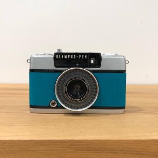 オリンパス(OLYMPUS)の【整備済・完動品】 OLYMPUS PEN EE-3 ターコイズブルー(フィルムカメラ)