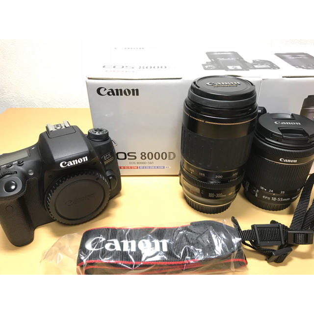 Canon EOS 8000D(W) Wズームキット-