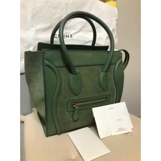 値下げ❤極美品 CELINE ラゲージ マイクロ ハンドバッグ セリーヌ バッグ