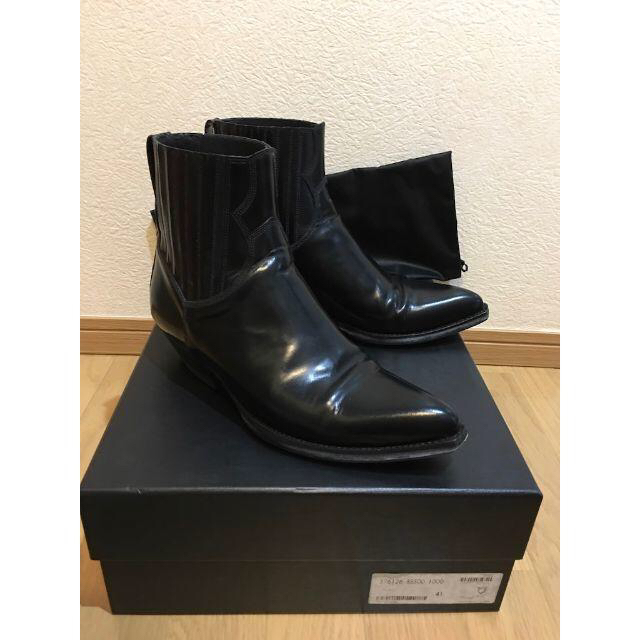 Saint Laurent(サンローラン)の美品☆希少☆サンローラン☆15ss サンティアゴヒールブーツ メンズの靴/シューズ(ブーツ)の商品写真