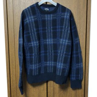 ステューシー(STUSSY)のステューシー オーセンティック チェックニット(ニット/セーター)