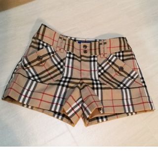 バーバリーブルーレーベル(BURBERRY BLUE LABEL)の【りゅうゆぅ0829様専用】BURBERRY　ショートパンツ　チェック(ショートパンツ)