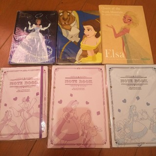 ディズニー(Disney)のディズニー プリンセス ノート(ノート/メモ帳/ふせん)