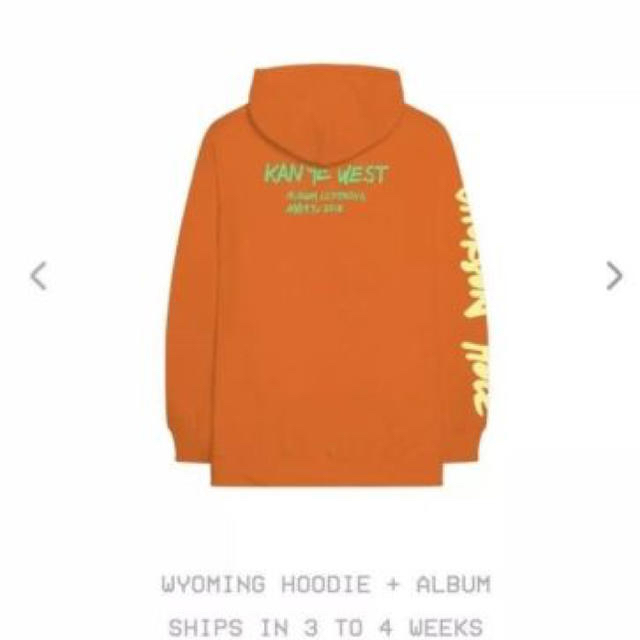 Supreme(シュプリーム)のKanye West カニエ Ye Wyoming Hoodie orange メンズのトップス(パーカー)の商品写真