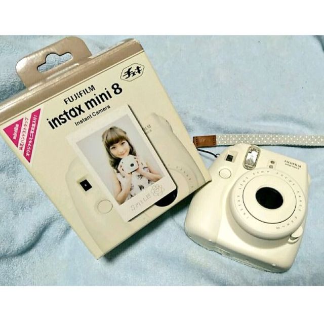 【さらに値下げ】チェキ instax mini 8 white　白　ホワイト