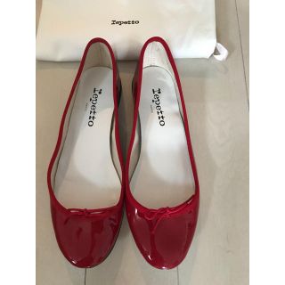 レペット(repetto)の新品難有 格安！レペット 定番バレエシューズ 赤 38(バレエシューズ)