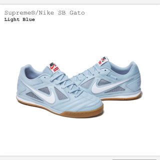 シュプリーム(Supreme)のSUPREME  NIKE SB GATO Light blue 26.0(スニーカー)