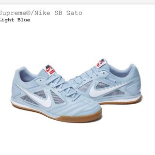 シュプリーム(Supreme)の NIKE supreme  SB GATO 30cm Light Blue (スニーカー)