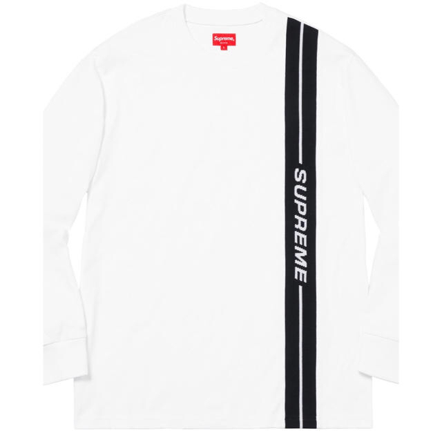 Supreme(シュプリーム)のXL Vertical Logo Stripe L/S Top シュプリーム メンズのトップス(Tシャツ/カットソー(七分/長袖))の商品写真