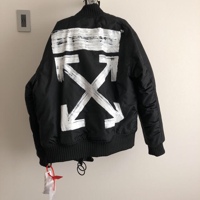 OFF-WHITE - OFF-WHITE OVERSIZED BOMBER JACKETの通販 by masasa's