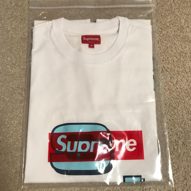 Supreme(シュプリーム)のsupreme stagger Tee White 白 Mサイズ メンズのトップス(Tシャツ/カットソー(半袖/袖なし))の商品写真