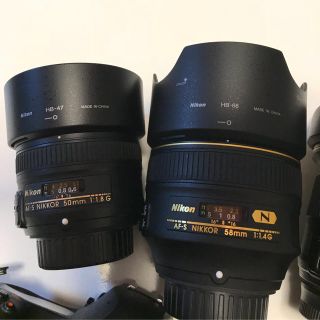 ニコン(Nikon)のニコン 20mm 58mm 2セット(レンズ(単焦点))