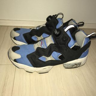 リーボック(Reebok)のポンプフューリー  blue/black  水色  リーボック 復刻版(スニーカー)