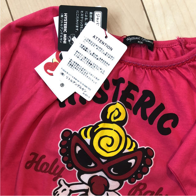 HYSTERIC MINI(ヒステリックミニ)のヒスミニ♡新品ロンT キッズ/ベビー/マタニティのキッズ服女の子用(90cm~)(Tシャツ/カットソー)の商品写真