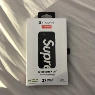 シュプリーム(Supreme)のsupreme mophie iPhone8 juice pack air 黒(iPhoneケース)