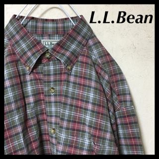 エルエルビーン(L.L.Bean)のL.L.Bean エルエルビーン 長袖シャツ 大きめサイズ チェック柄 薄手(シャツ)