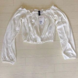 エイチアンドエム(H&M)の新品オフショル(カットソー(長袖/七分))