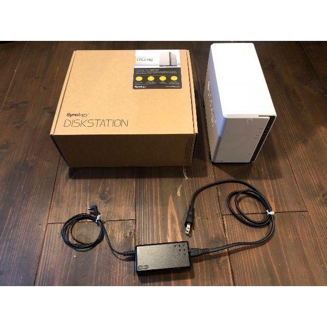 スマホ/家電/カメラSynology DiskStation DS216j  HDD6TB付属