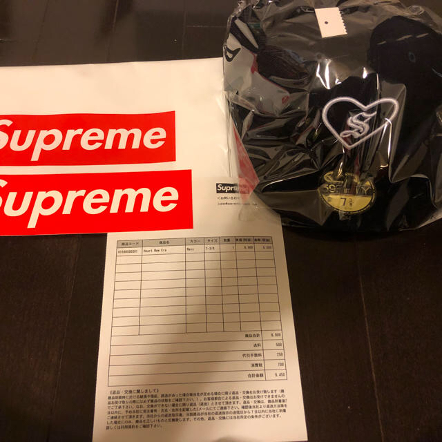 【未使用】supreme   newera heart cap ビーニーセットキャップ