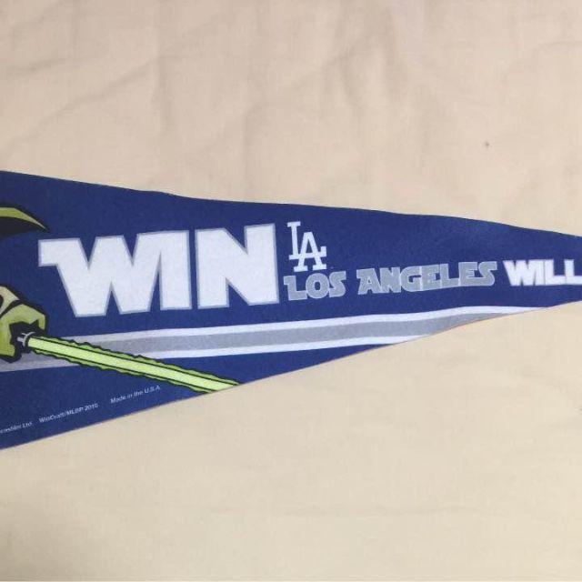 LA dodgers × Star wars ヨーダフラッグ スポーツ/アウトドアの野球(記念品/関連グッズ)の商品写真