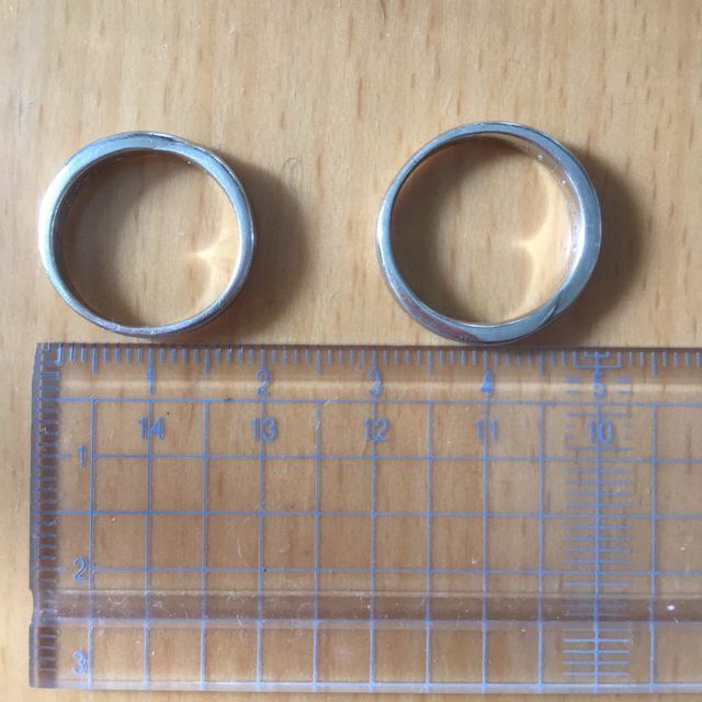 指輪 プラチナ リング 約10g レディースのアクセサリー(リング(指輪))の商品写真