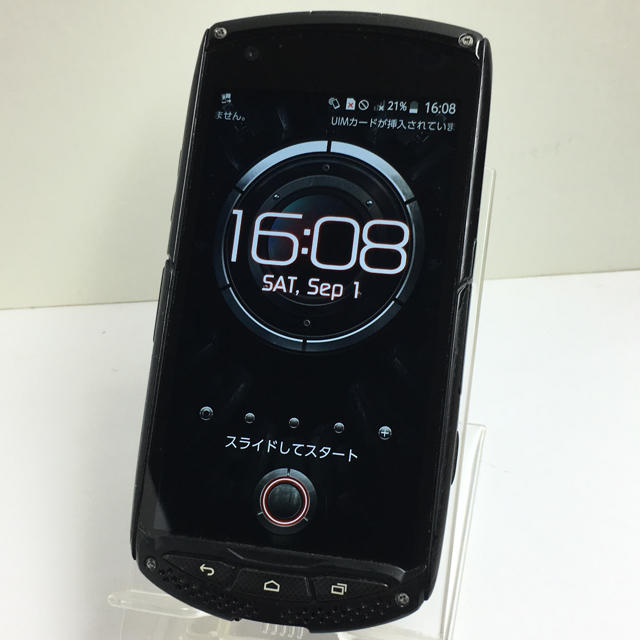 京セラ(キョウセラ)のau TORQUE G01 KYY24 ブラック スマホ/家電/カメラのスマートフォン/携帯電話(スマートフォン本体)の商品写真