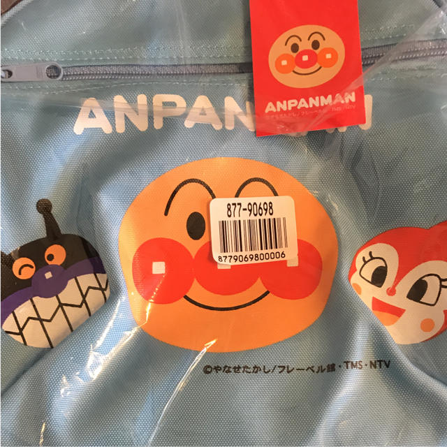 アンパンマン(アンパンマン)のアンパンマン 新品 ブルー リュック お値下げしました キッズ/ベビー/マタニティのこども用バッグ(リュックサック)の商品写真