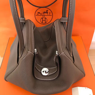 エルメス(Hermes)のエルメス リンディ エトゥープ  ① 美品 75万円(ハンドバッグ)