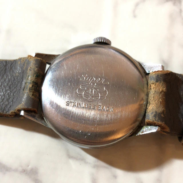 Waltham(ウォルサム)の【WALTHAM】ラウンド型 スモセコ ホットエナメル 手巻き WH-1248 メンズの時計(腕時計(アナログ))の商品写真