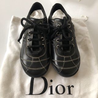 ディオール(Dior)のAkira 様専用ディオール レザースニーカー 本革 18㎝(スニーカー)