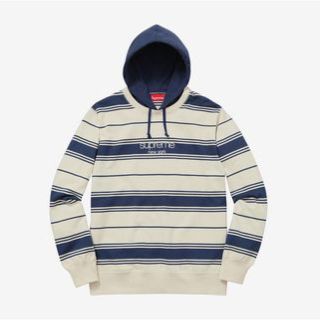 シュプリーム(Supreme)の即購入OK supreme stripe classic logo hoodie(パーカー)