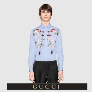 グッチ(Gucci)のgucci 18ss 刺繍シャツ(シャツ)