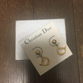 クリスチャンディオール(Christian Dior)のゴールドピアス(ピアス)