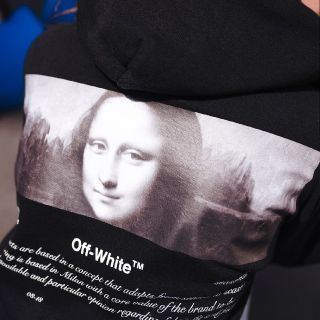 オフホワイト(OFF-WHITE)のOff White for all モナリザ パーカー XL 黒 04 (パーカー)