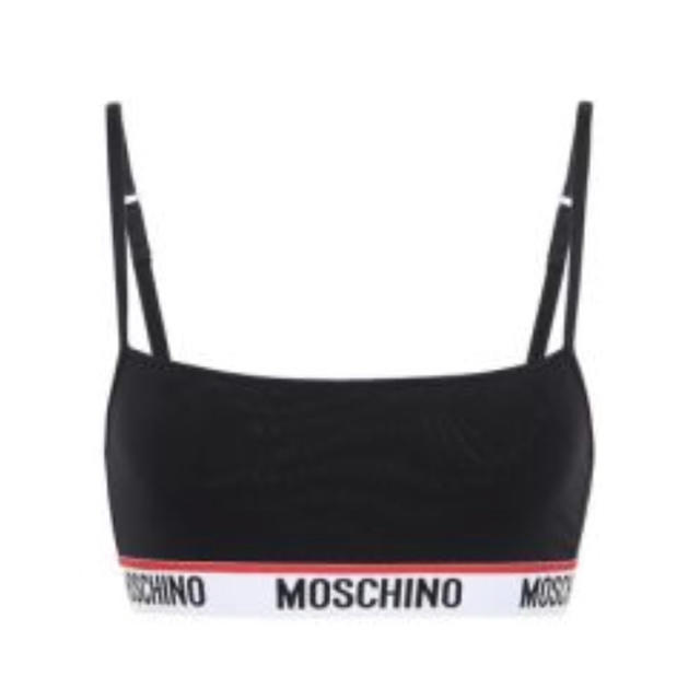 MOSCHINO(モスキーノ)の新品！モスキーノ♡ロゴ ブラトップ レディースの下着/アンダーウェア(ブラ)の商品写真