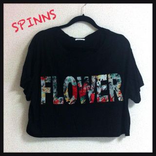 スピンズ(SPINNS)のSPINNS ショート丈Tシャツ♡(Tシャツ(半袖/袖なし))