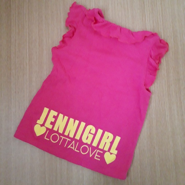 JENNI(ジェニィ)のJENNI フリルノースリーブ150  美品 キッズ/ベビー/マタニティのキッズ服女の子用(90cm~)(Tシャツ/カットソー)の商品写真