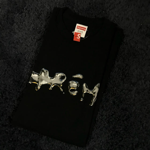 Supreme Liquid Tee 黒 S Bottle Tee 白S セット