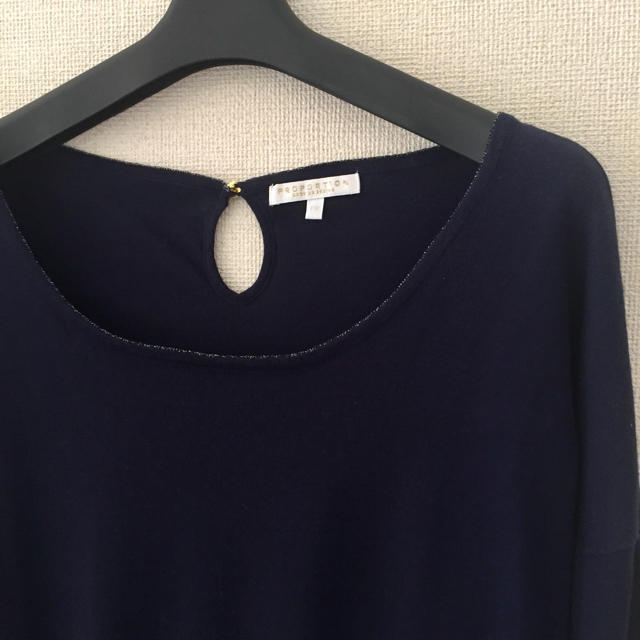 PROPORTION BODY DRESSING(プロポーションボディドレッシング)のプロポーション♡ゆったりコットンニット レディースのトップス(ニット/セーター)の商品写真