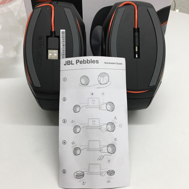 JBL Pebbles バスパワードスピーカー USB/DAC内蔵 ブラックの通販 by