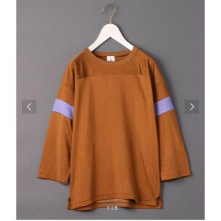 ビューティアンドユースユナイテッドアローズ(BEAUTY&YOUTH UNITED ARROWS)の最終値下げ‼️ roku 6 ライン プルオーバー 完売 フットボール(カットソー(長袖/七分))